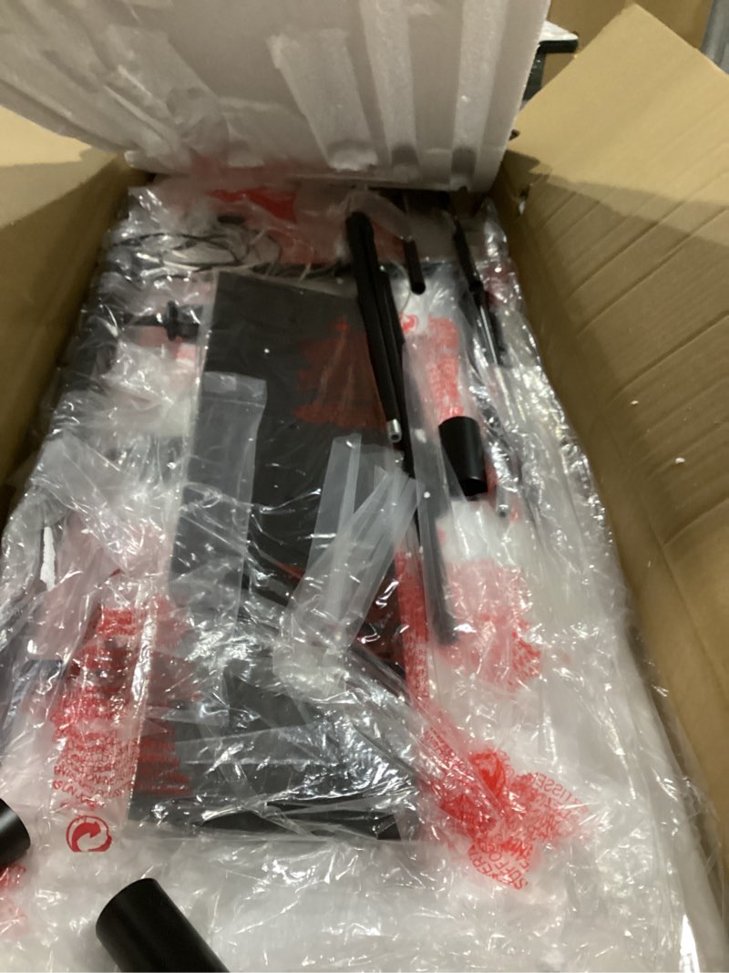 Condition photo showing Good Condition for 4-Lights Rustic Chandelier for Dining Room, 32-Inches Width Pendant Lighting for Kitchen Island in Black Finish 4-Lights Black