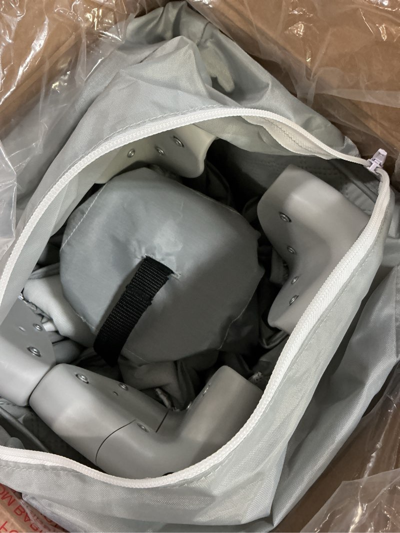 Condition photo showing Good Condition for 4 in 1 Baby Bassinet, One-Push Setup Pack and Play, Bedside Crib Sleeper with 3 Height Adjustable?Diaper Changer, Come with Comfy Mattress, Rotating Toy Bar, from Infants to Toddlers (Grey)