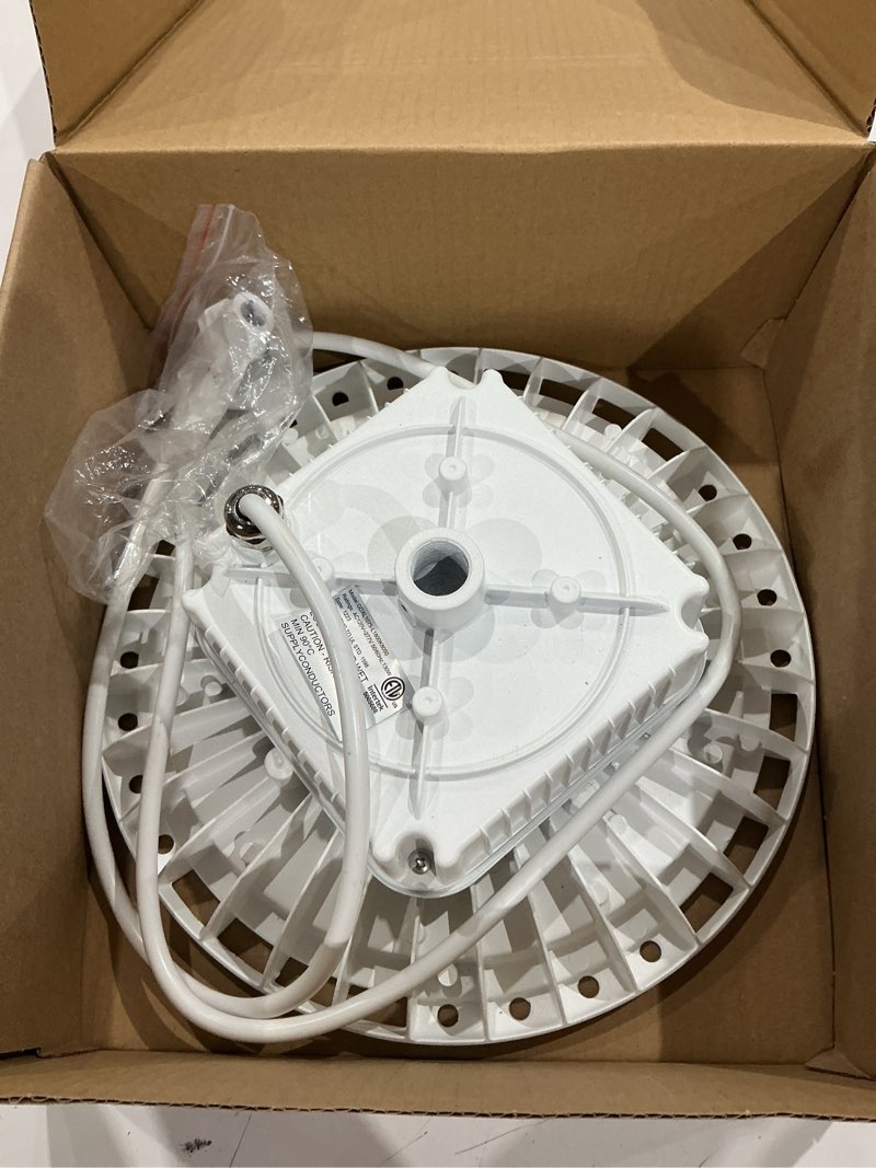Condition photo showing As Is for utilitech 11.81-in x 11.81-in 18000-lumen 5000 k daylight led high bay light