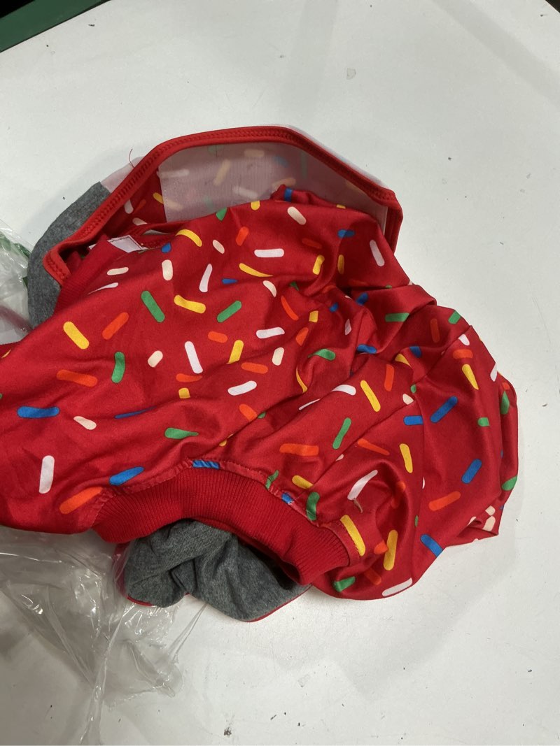 Condition photo showing Good Condition for Kuoser Dog Surgery Suit, Dog Surgery Suit Male Neuter, Comfy Doggie Recovery Suit Doggie Onesie, Post-Op Onesie for Female & Male Dogs, Soft Protective Wear,  XL XL (red 20.1-24.8'', Weight:42-75 LB) A 