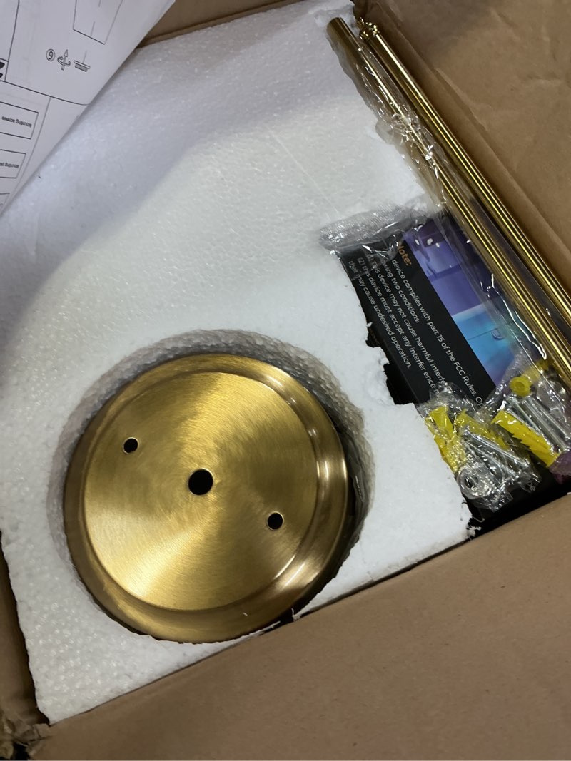 Condition photo showing New/Like New for DORESshop Battery Operated Wall Sconce Set of 2, Wireless Wall Light Easy to Install, 15 Color Rechargeable Wall Sconces, Sconce Wall Decor Set of 2 for Bedroom, Living Room, Gold, 24.6in Gold 24.6 inch
