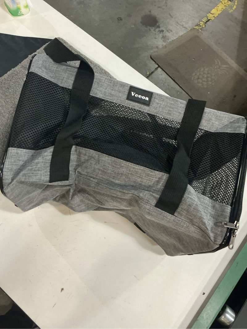Condition photo showing Good Condition for vceoa 19x12x12 inches cat, dog carrier for pets up to 22 lbs, soft-sided cat bag animal carriers travel puppy carry as a toy of fabric pet home 19"l x 12"w x 12"h xh