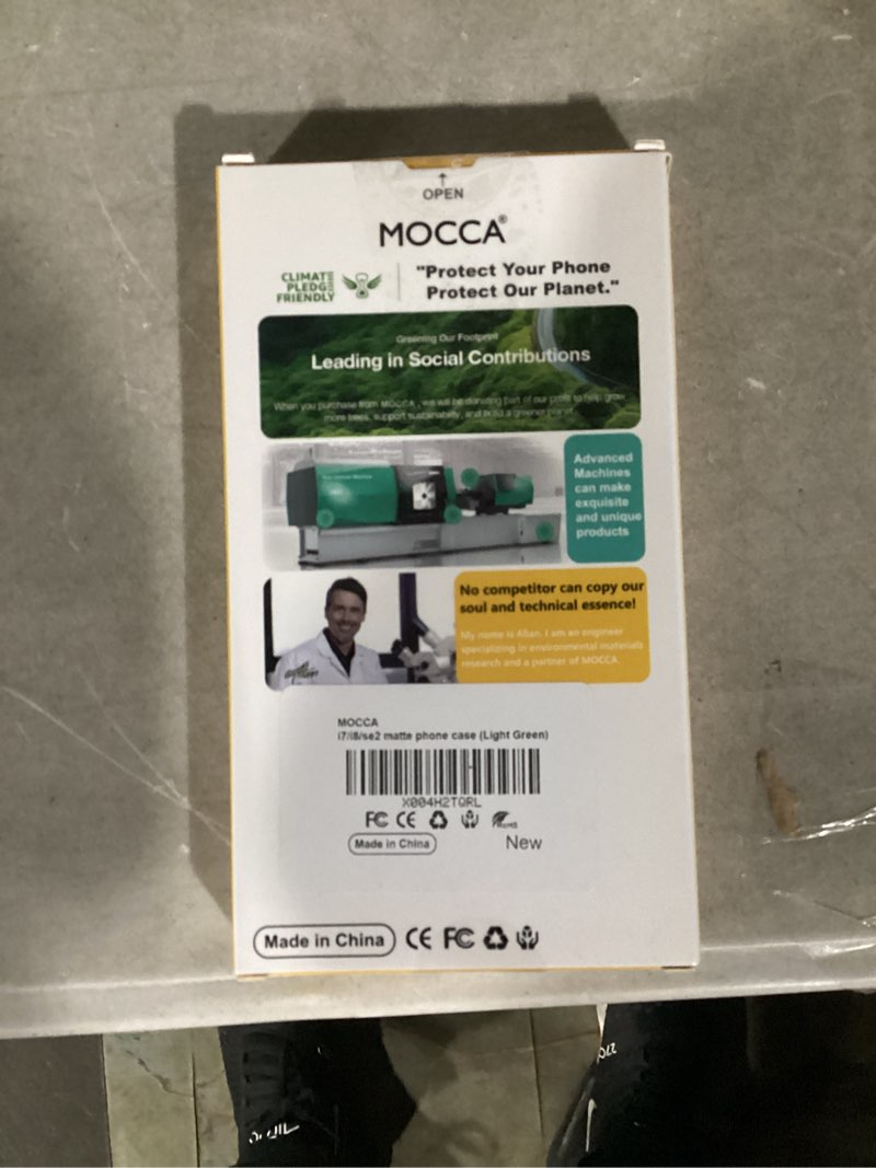 Condition photo showing Good Condition for MOCCA Design for iPhone 16e Case with Magnetic Invisible Stand [Full Camera Protection] [Compatible with Magsafe] Military Drop Shockproof Translucent Matte Phone Case Cover 6.1",Matcha Green Matcha Green iPhone 16e 6.1inch