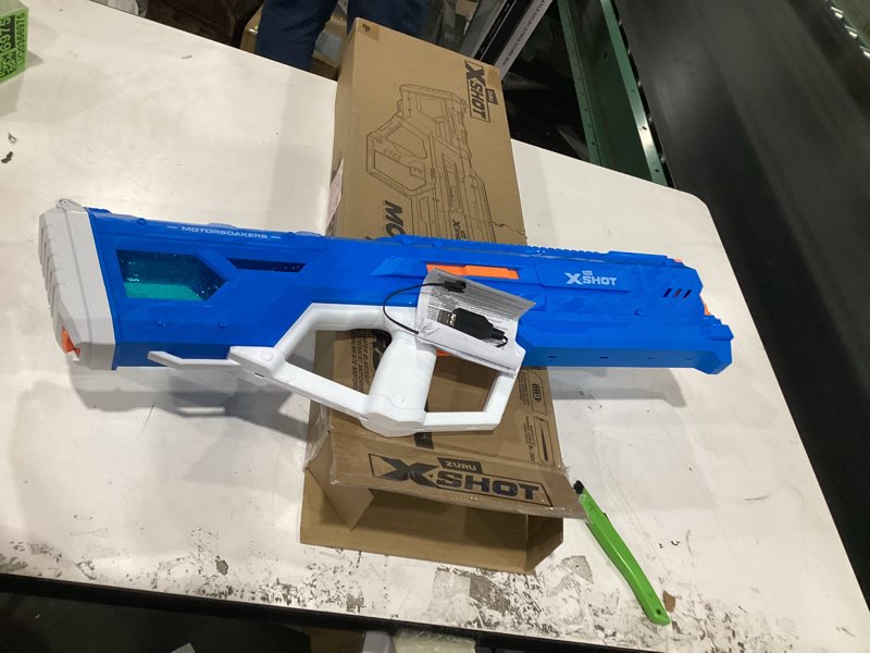 Condition photo showing Good Condition for XSHOT Water Hydra Pulse Motor Soaker by ZURU, Motorized Blaster Watergun, Water Blaster, Water Toys, Fills with Water in just 1 Second, Rechargeable Battery (Blue)