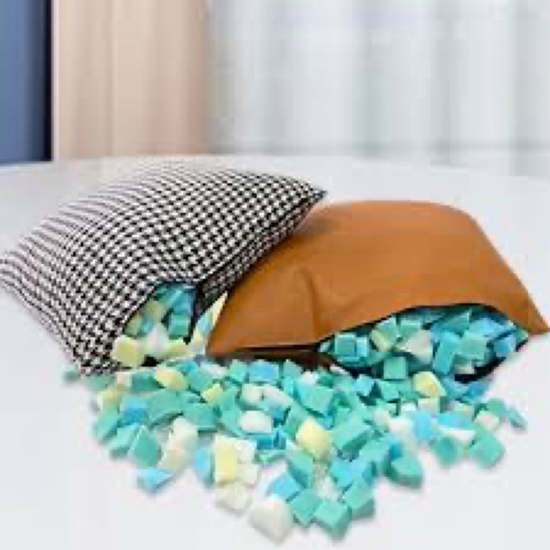 welacer 20lbs bean bag filler, shredded memory foam filling for pillow stuffing cushion arts crafts 