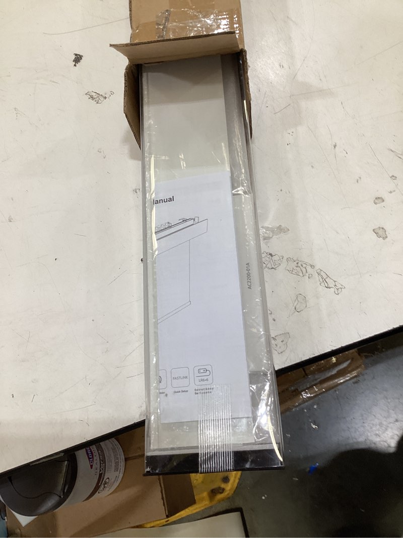 Condition photo showing Good Condition for smart motorized blinds with remote, cordless no-drill automatic roller shades, blackout electric blind for windows, white, 34.5 x 72 34.5"w x 72"h white
