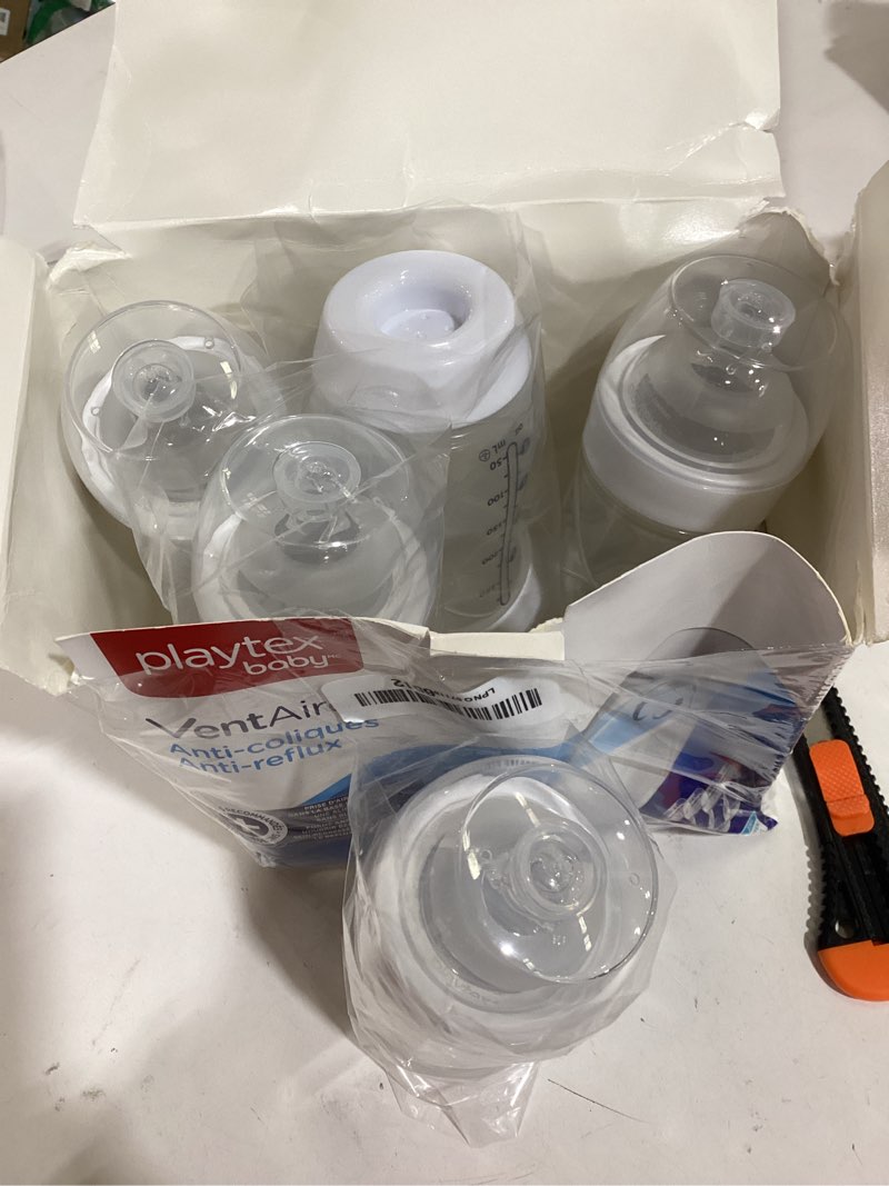 Condition photo showing Good Condition for playtex baby ventaire bottle, helps prevent colic & reflux, clear, 9 oz, 5 count - pack of 1
