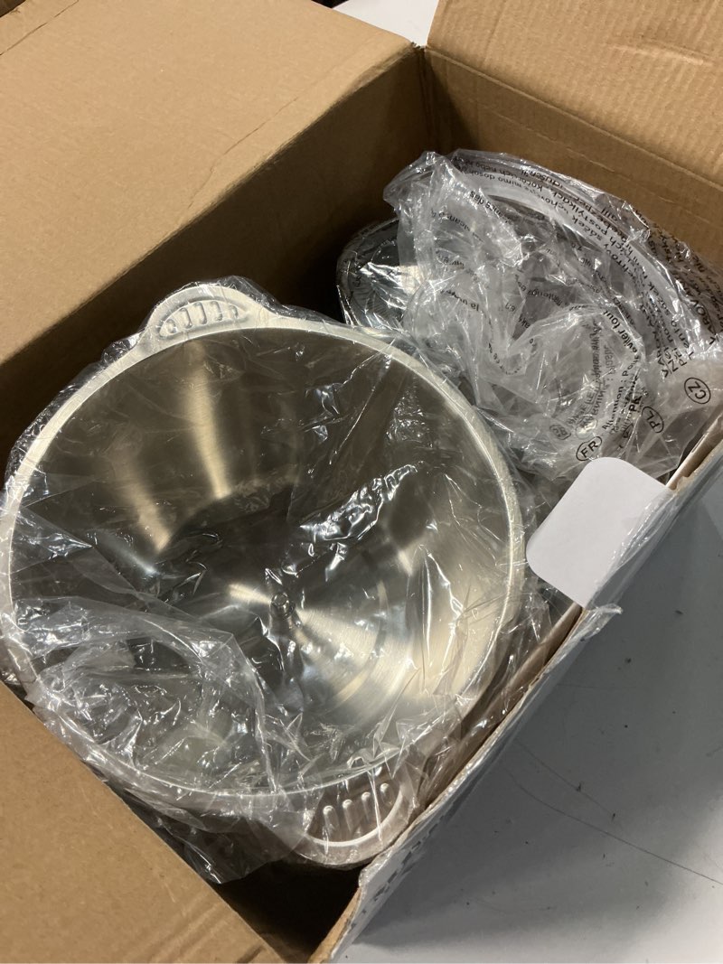 Condition photo showing Good Condition for electric food processor vegetable chopper 500w 2x8cup bowls 2 bi-layer 4 blades small food chopper ideal as electric meat grinder for home use,mincing,chopping for kitchen aid,baby foot,pet food 8cups+8cups