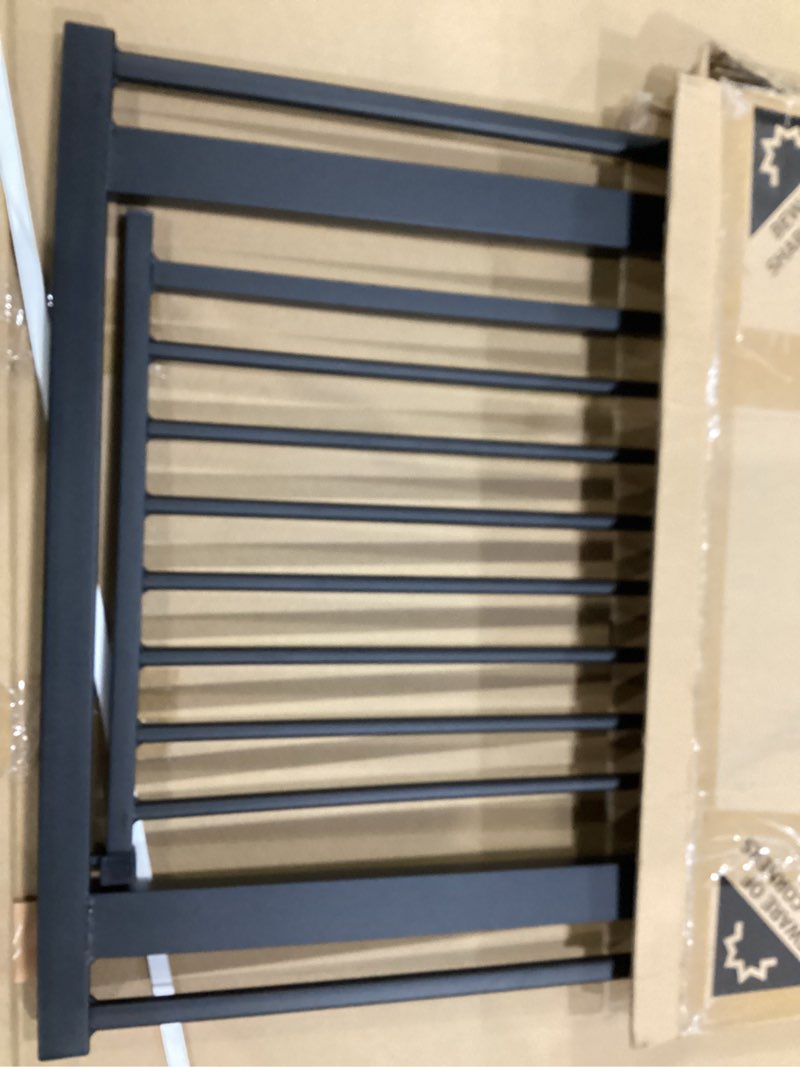 Condition photo showing Good Condition for lumizone extra tall cat gate 61.02" high pressure mounted extra wide 2025 new (17 sizes) 1.37" gap no drilling auto-close one-handed operation tall pet gate for dogs(black, 61.02" h x 26.18"-29.91" w) 61.02" h-black 26.18"-29.91" w