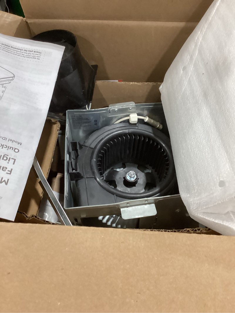 Condition photo showing As Is for Sensonic Series 110 CFM Ceiling Bathroom Exhaust Fan with Speaker and Bluetooth Wireless Technology