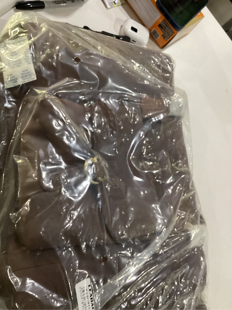 Condition photo showing New/Like New for LEABAGS Verona Shopper I Genuine buffalo leather handbag for women, vintage look I Laptop up to 15 inches I Shoulder bag Muscat Brown - Suede