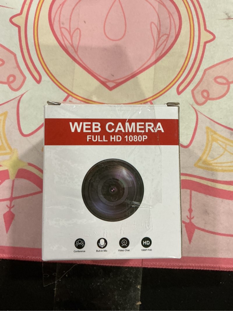Condition photo showing As Is for Auto Focus Full HD Webcam 1080P Auto-Light Balance- Pro Web Camera With Dual Digital Microphone USB 