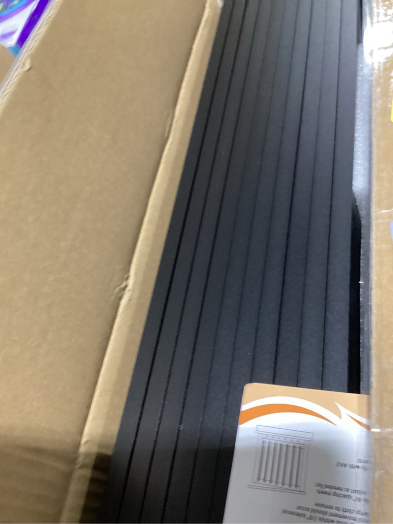 Condition photo showing Good Condition for 25 Pack 32.25" Black Aluminum Rectangle Deck Balusters with End Caps&Stainless Steel Screws-Upgraded Metal Railing Spindles Kit for Outdoor,Porch,Stairs&Balustrade Replacement (Face Mount Compatible) 32.25inch 25