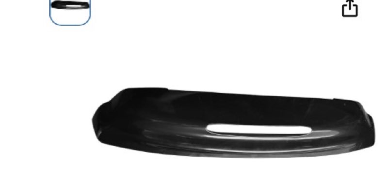Condition photo showing Good Condition for upper tailgate molding black compatible with chevy trailblazer ext 2002-2006 19120564,gm1904107,14897836 upper tailgate molding