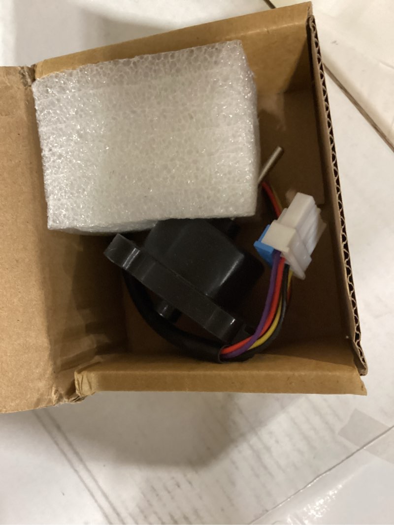 Condition photo showing Good Condition for ?upgraded?eau65058502 refrigerator condenser fan motor eap16662422 fit for lg refrigerator rfd3410a102a replace ap7178309 ps16662422 eau64843805 eau65058501 refrigerator fan motor by cenipar dc12v,1a