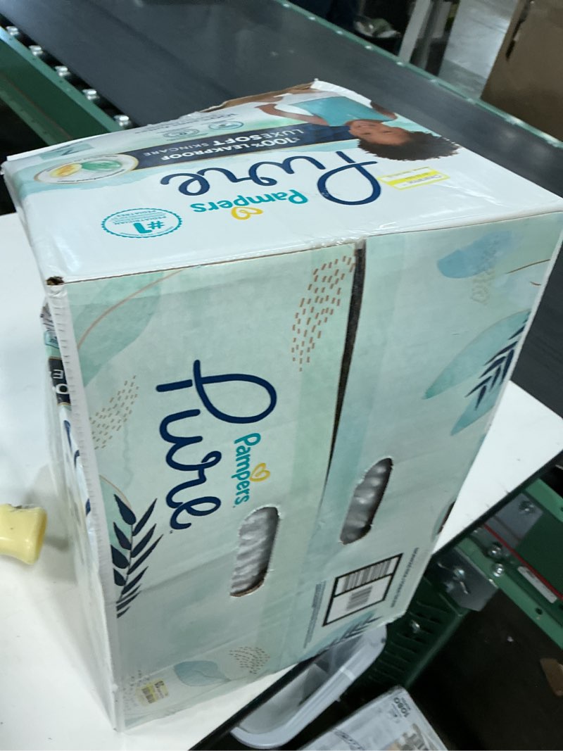 Condition photo showing New/Like New for pampers pure protection disposable diapers enormous pack - size 7 - 60ct