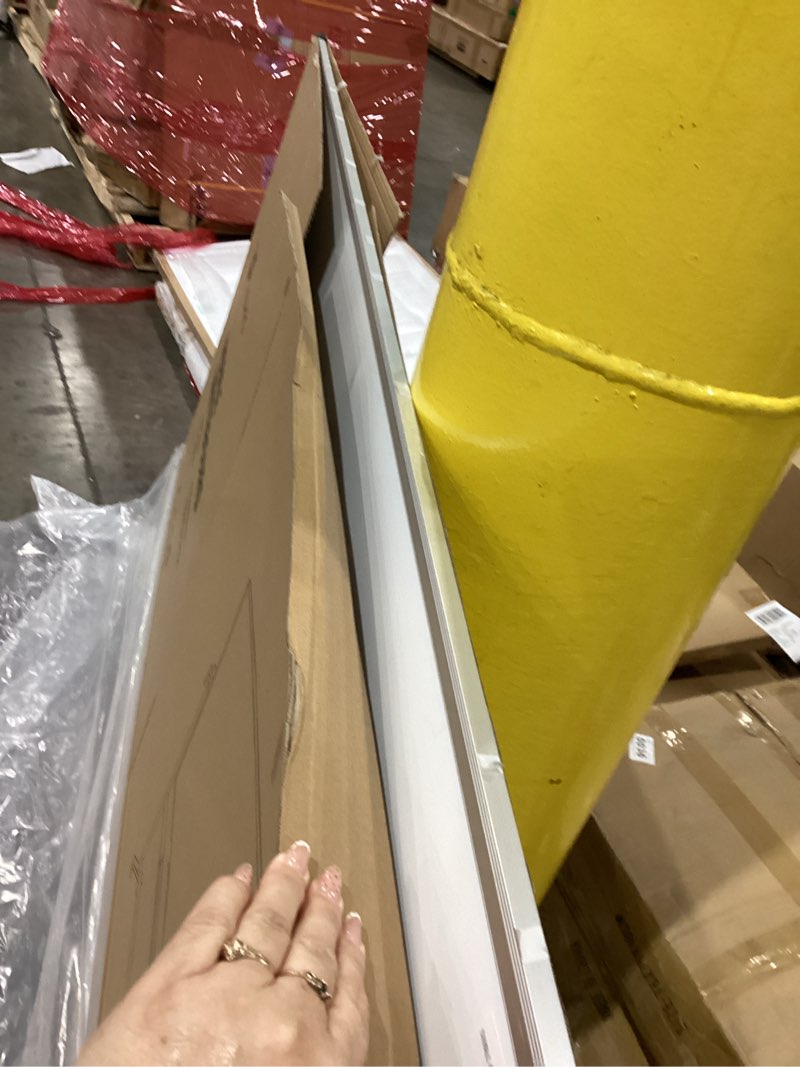 Condition photo showing Good Condition for viz-pro double-sided magnetic mobile whiteboard,44 x 30 inches aluminium frame and stand 44"w x 30"h