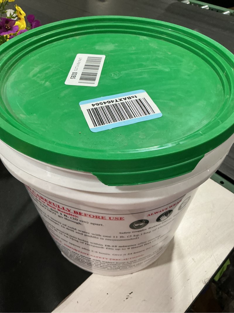 Condition photo showing Good Condition for expansive demolition grout 44 lb. bucket for rock breaking, concrete cutting, excavating. alternative to demolition jack hammer breaker, jackhammer, concrete saw, rock drill (dexpan44bkt2) (50f