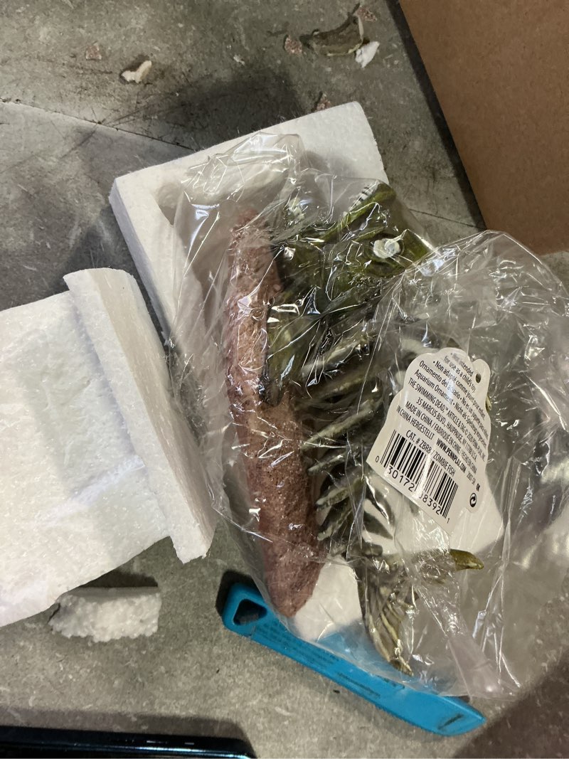 Condition photo showing New/Like New for Penn Plax Zombie Fish Aquarium Ornament, 7.2 by 3.5 by 3-Inch