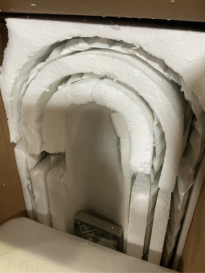 Condition photo showing New/Like New for Modern Chandeliers for Dining Room Rectangle Chrome Chandelier Lighting Fixture Crystal Hanging Pendant Chrome Rectangular Linear Chrome 17 Lights-L40.3''