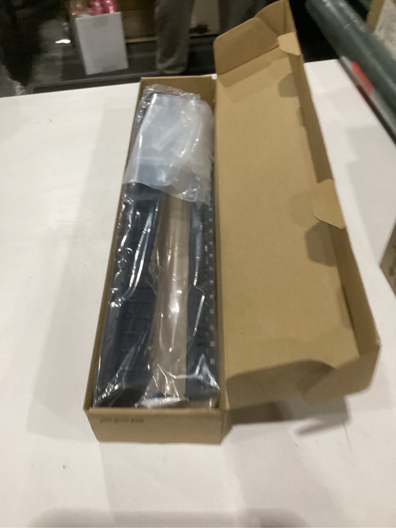 FGB 24 Port Cat6A Keystone Patch Panel, 19" Rackmount or Wall Mount, 1U with Back Bar, Network Patch