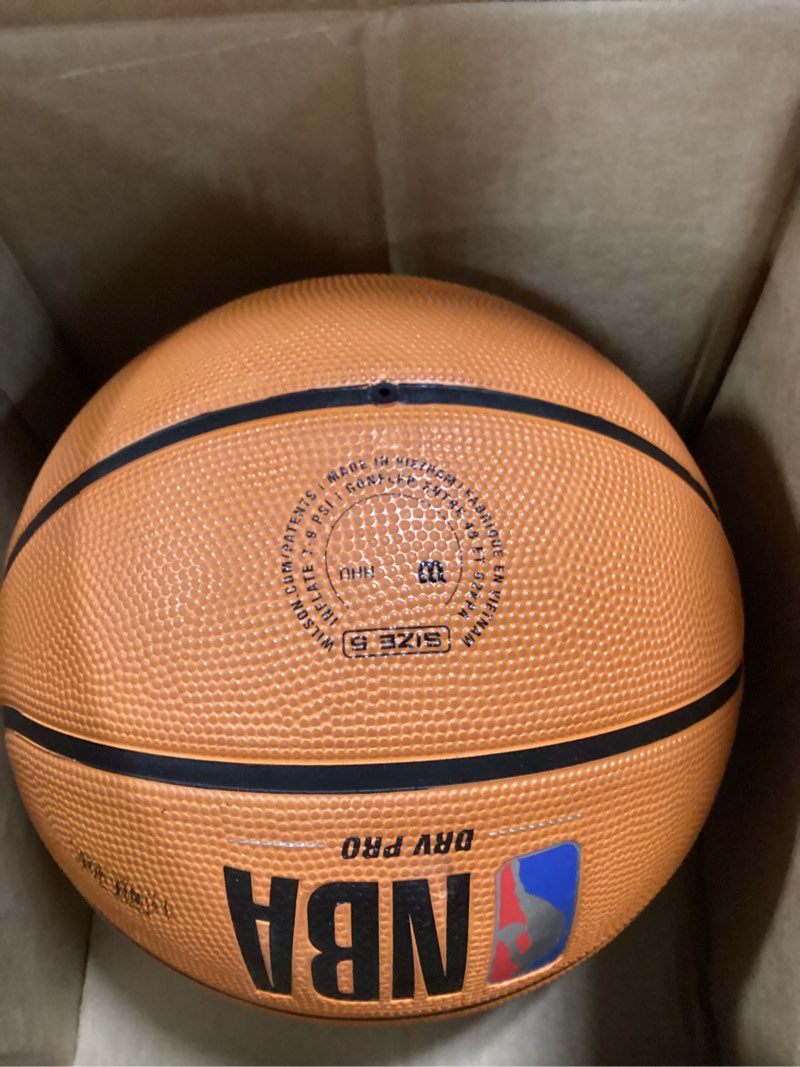 Condition photo showing Good Condition for WILSON NBA DRV Series Basketball Size 5 - 27.5" DRV Pro Brown