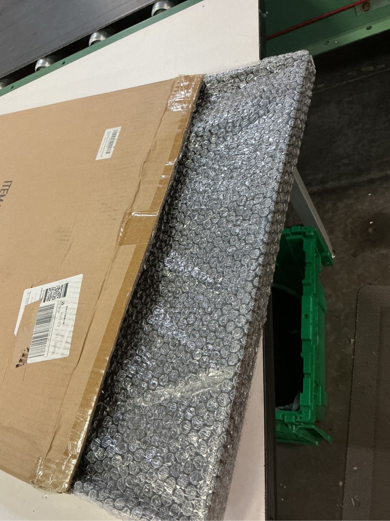 Condition photo showing Good Condition for 24 x 20 inches extra large solid wood serving tray for tea coffee table snack food meals serving plate kitchen party bar breakfast server with raised edges black wooden decorative ottoman tray 23.6" x 19.7" x 1.2"