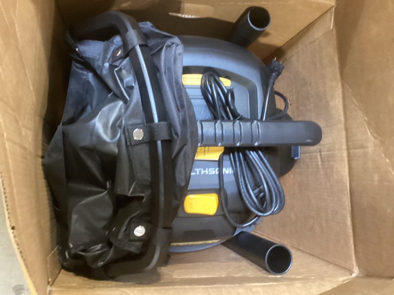 Condition photo showing Good Condition for dewalt stealthsonic quiet 9-gallon 5 hp corded wet/dry shop vacuum with accessories included