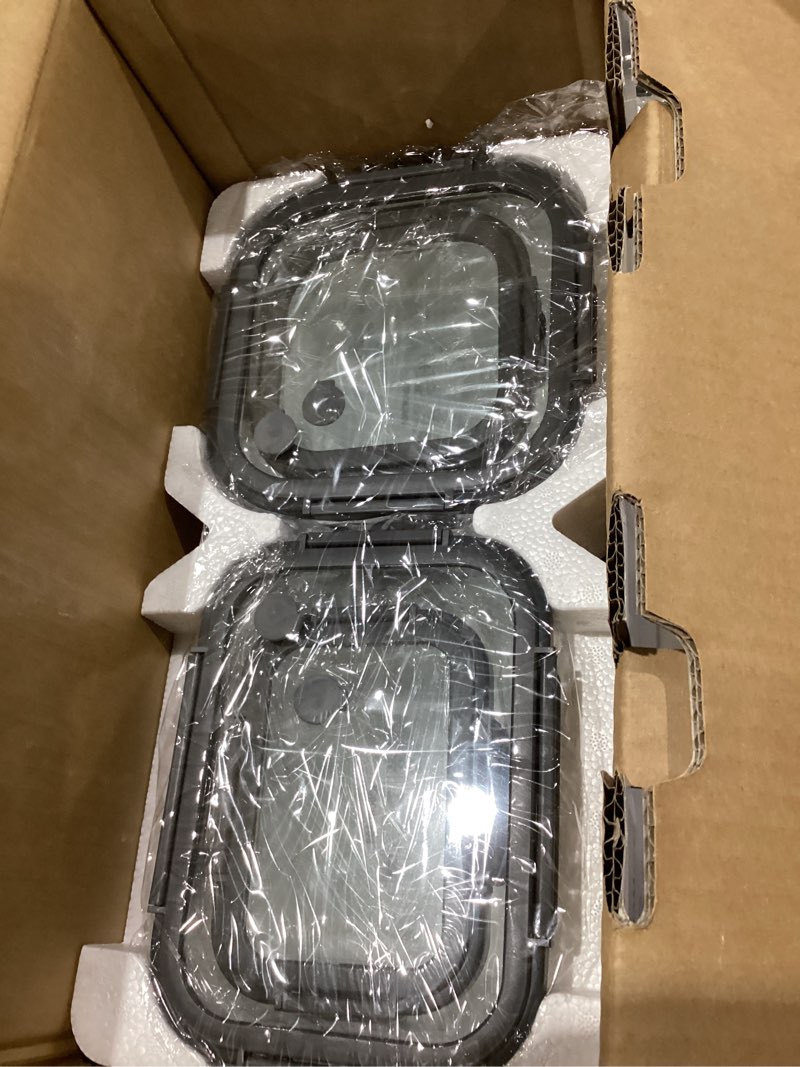 Condition photo showing Good Condition for incomplete)))12-pack glass containers with tempered lids – borosilicate, oven-safe(-4°f~950°f), airtight, bpa-free, multi-size for meal prep, dishwasher safe (gray)