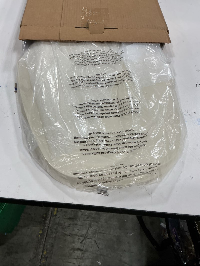 CENTOCO Eljer Emblem Round Square Toilet Seat in Natural