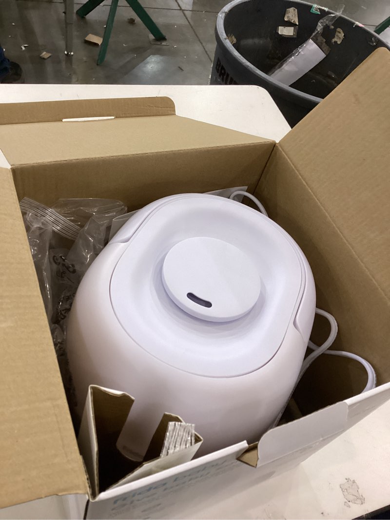 Condition photo showing As Is for Frida Baby 3-in-1 Cool Mist Humidifier for Large Rooms, Top Fill Humidifier for Bedroom, Allergy Relief, 60 Hour Runtime + Nightlight, Auto Shut-Off, Quiet, Carry Handle, Essential Oil Diffuser