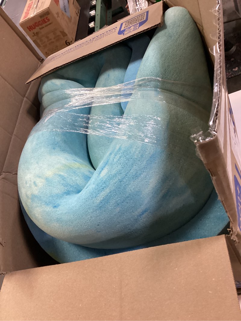 Condition photo showing Good Condition for SyMax Queen Mattress Topper, Gel Infused Memory Foam Mattress Topper, Soft Bed Topper Mattress Pads for Bed, Sofa, RV, CertiPUR-US Certified, Blue,