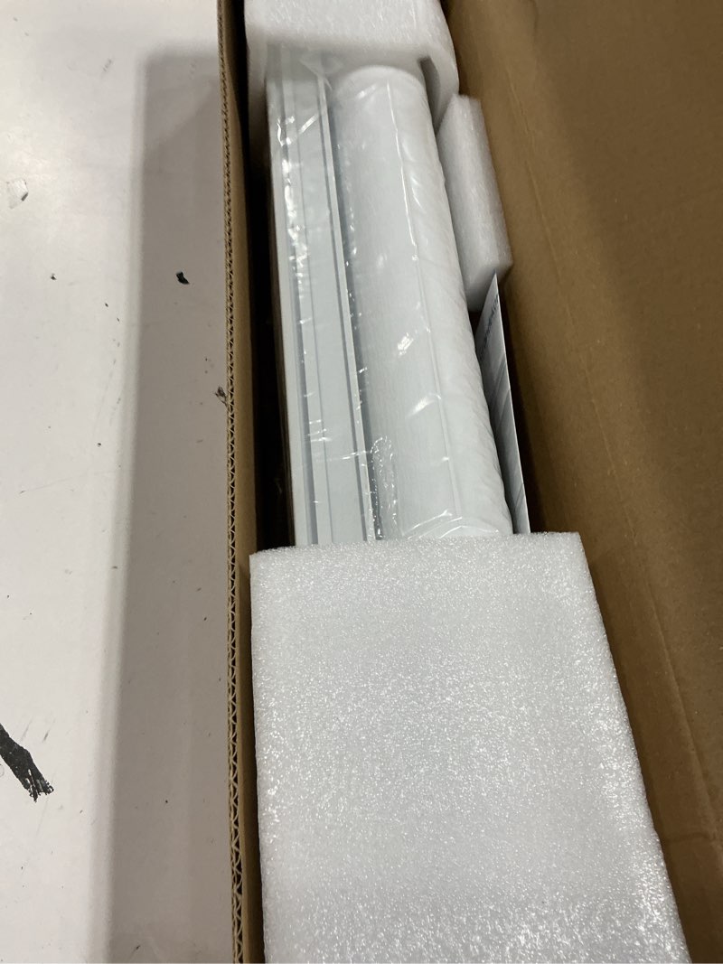 Condition photo showing New/Like New for grandekor no drill no tools blackout roller shades - 29"x72" textured-white | free-stop cordless blinds with uv protection | custom fit for home, bedroom, office, living room blackout-textured-white 29"w x 72"h