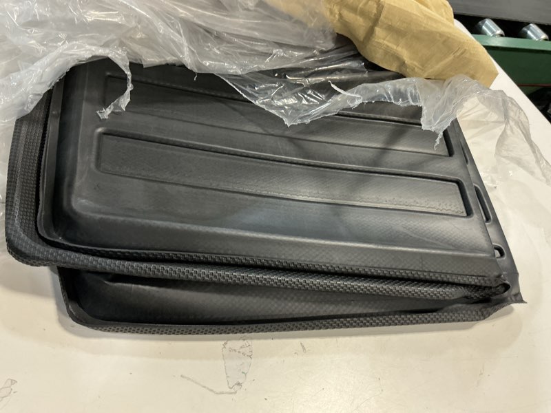 Condition photo showing As Is for Mixsuper Custom Fit for Cargo Liner 2014-2022 Jeep Cherokee All Weather Trunk Liner Anti-Slip Durable Rear Cargo Floor Mat Black (Not for Jeep Grand Cherokee)