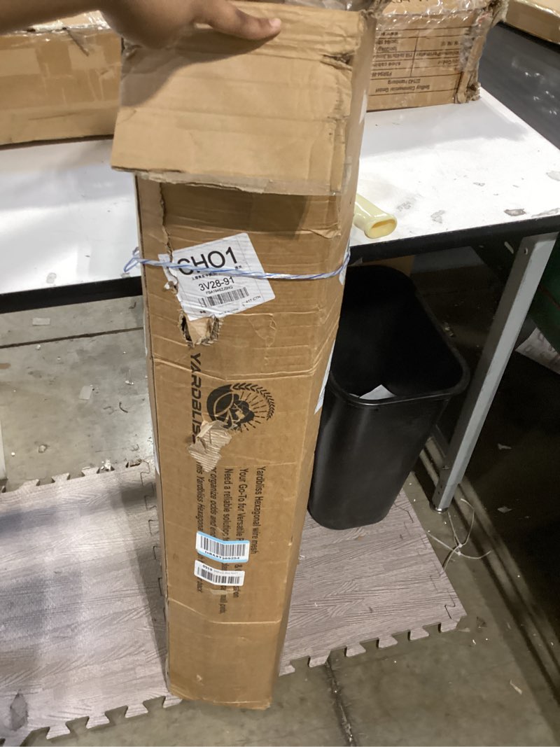 Condition photo showing Good Condition for yardbliss premium black chicken wire fencing48inx150ft, pvc coated chicken wire, poultry netting, ga