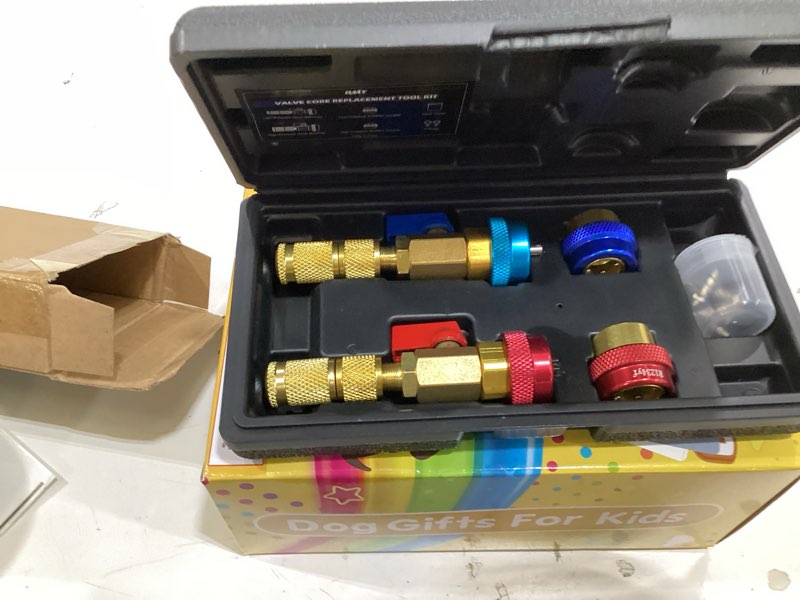 Condition photo showing Good Condition for orion motor tech ac valve core removal tool, r134a r1234yf r22 valve core remover installer tool kit for automotive air conditioning systems, ac valve core tool for standard jra and schrader valve