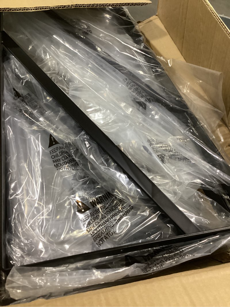 Condition photo showing Good Condition for 12 pack l12 x h 8" black heavy duty shelf brackets with screws metal shelf brackets shelf support angle brackets for shelves l brackets heavy duty floating shelf diy 12 pack-black 12''x8''