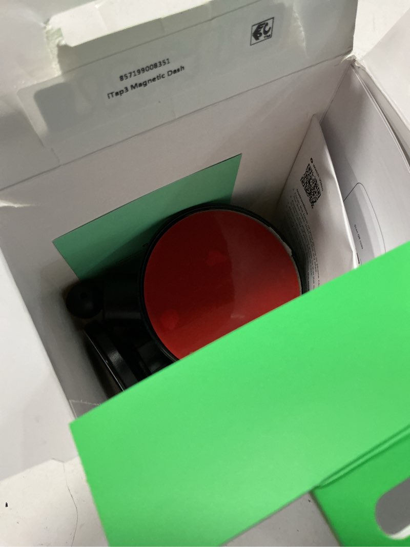 Condition photo showing Good Condition for iottie itap 3 magnetic dash & windshield mount car phone holder with magnetic ring adapter. compatible with qi2, magsafe, iphone, and android smartphones.