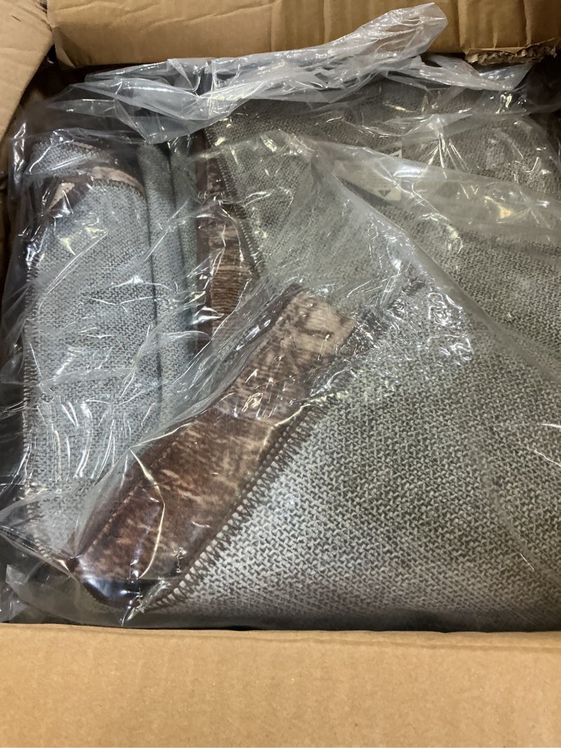 Condition photo showing Good Condition for kelarea living room rug, 9x12 rug modern abstract washable rugs, brown vintage low pile carpet, non slip large rugs for bedroom, dining room, college dorm, home office 9' x 12' (rectangular) brown