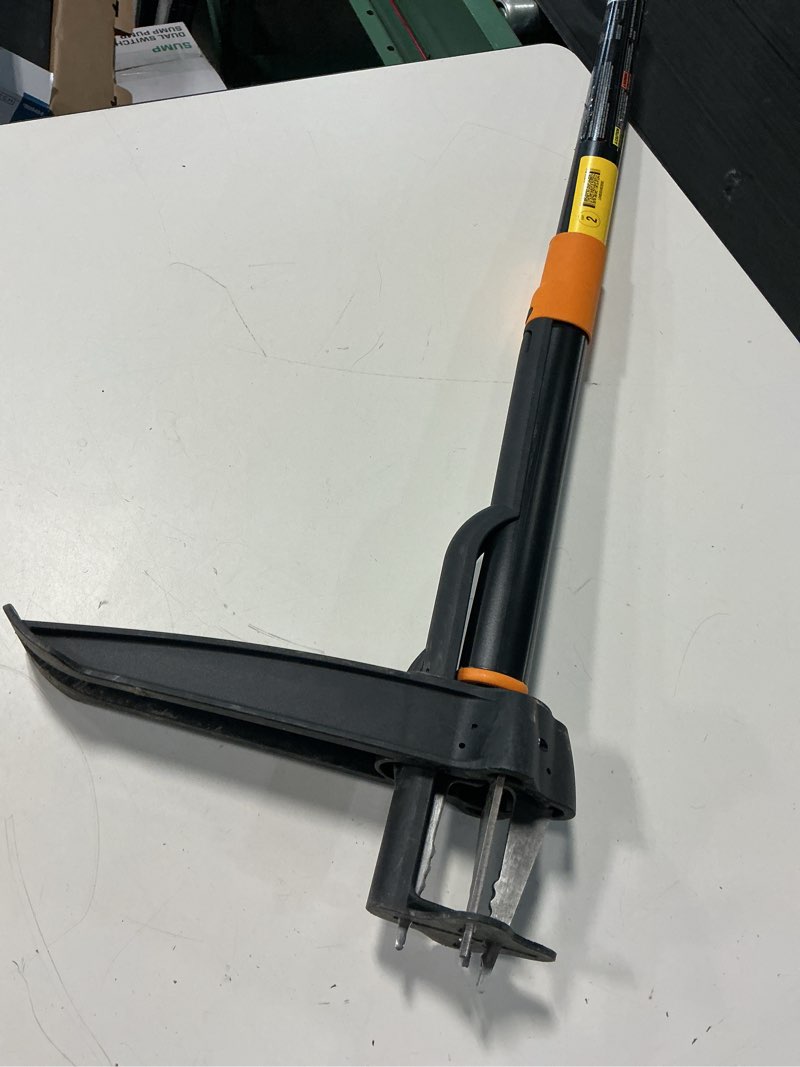 Condition photo showing As Is for fiskars 39.25 in. stainless steel weeder aluminum handle