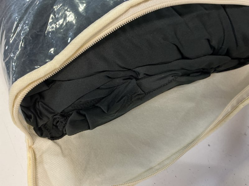 Condition photo showing Good Condition for 20x10ft black backdrop curtains with lights for parties,wrinkle free wedding photo backdrop curtains for baby shower birthday ceremony reception home party decorations-5ft x 10ft,4 panels black 5"(w) x 10"(h), 4 panels