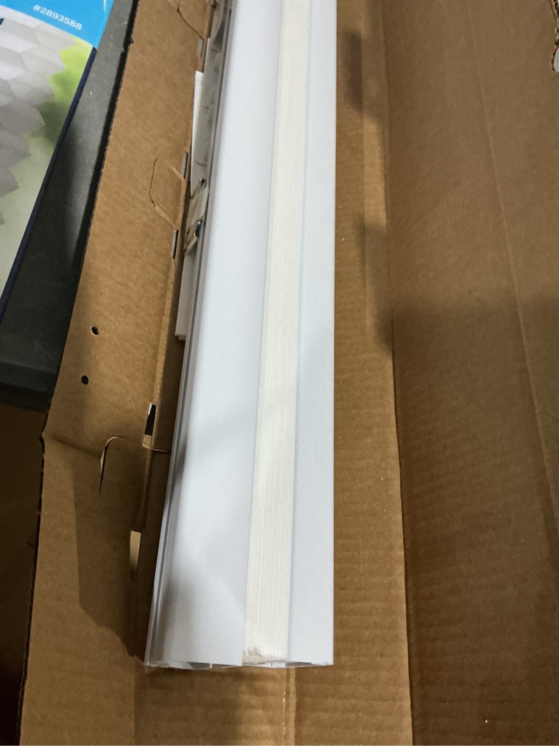 Condition photo showing As Is for levolor 36-in x 72-in snow light filtering cordless cellular shade