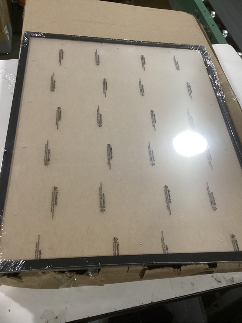 Condition photo showing As Is for 18x22 Picture Frame, Black Frame for 18 x 22 Inch Picture Poster Photo, Light Weight and High Transparent 18 by 22 Frame for Wall - 1 Pack/Black/18 x22 1 18x22