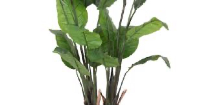 Artificial Bird of Paradise Plant, Fake Tree with Realistic Leaves and Durable pots, Adjustment-Free Branches Artificial Tree for Indoor Outdoor Home Decor (4FT 2Packs)