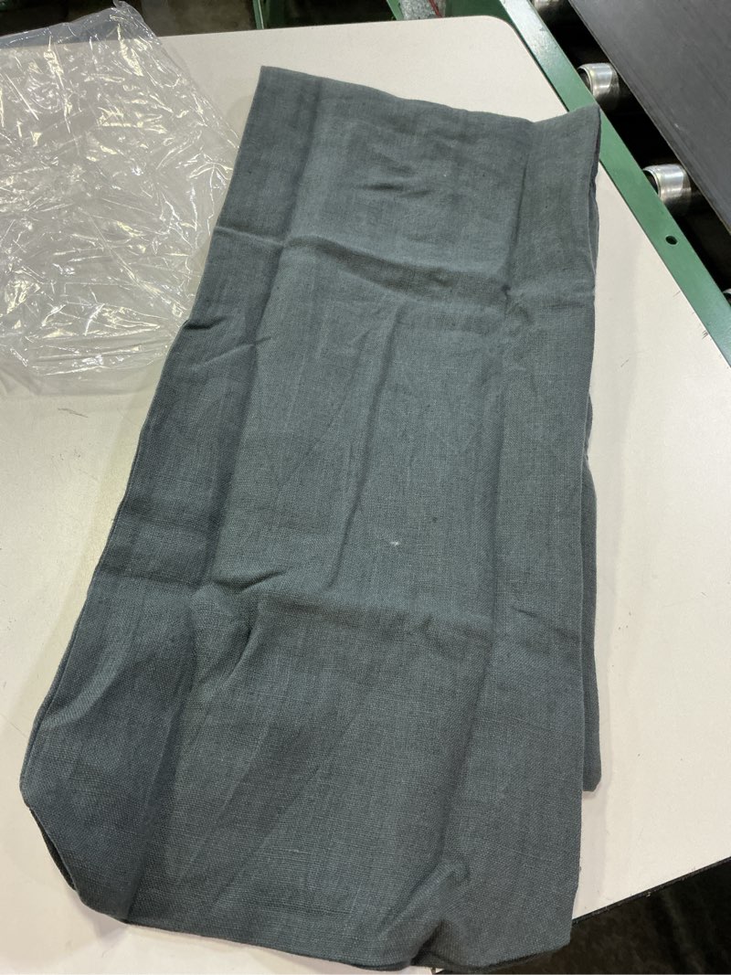 Condition photo showing Good Condition for european linen oversized lumbar pillow cover 12”x48” 