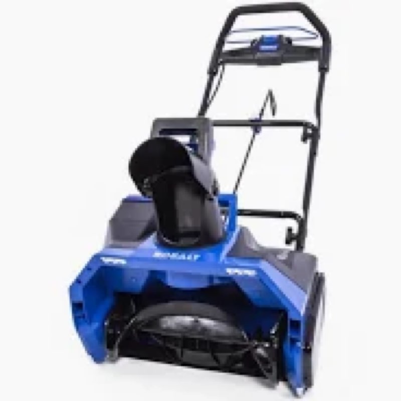 kobalt 40-volt max 20-in single-stage cordless electric snow blower battery included