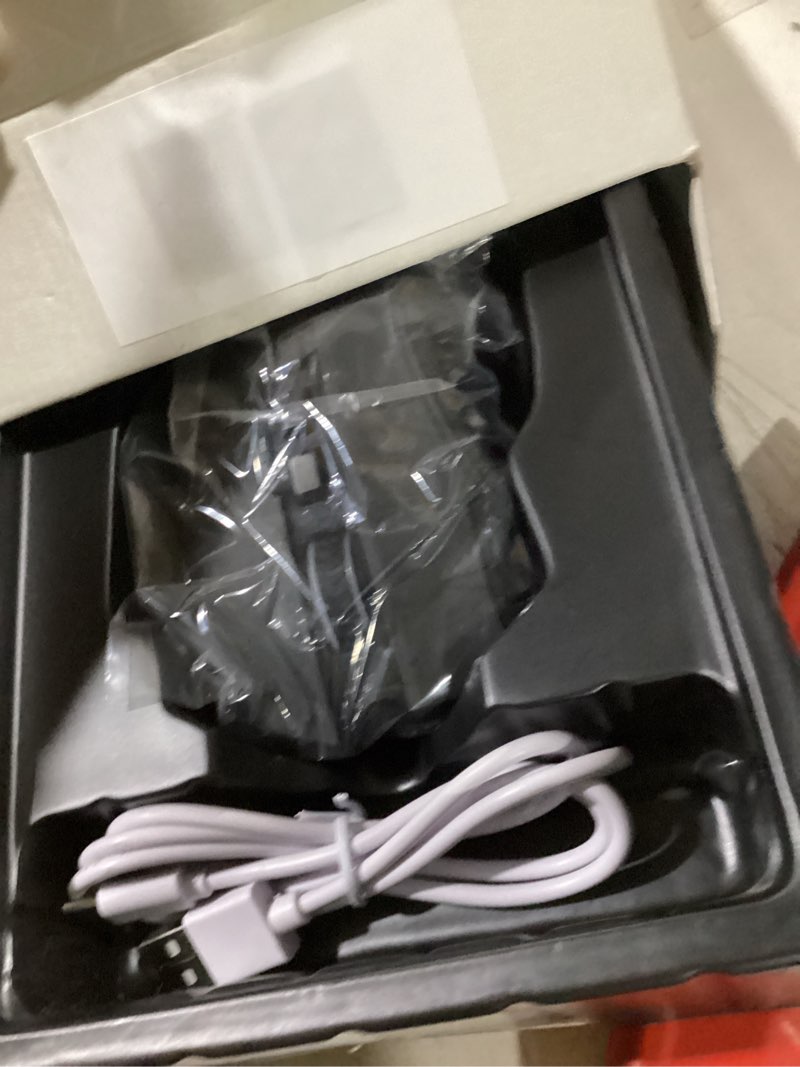 Condition photo showing As Is for redragon wireless gaming mouse, mmo gaming mouse up 16,000 dpi, 16 macro programmable buttons, rgb rechargeable with 12 side buttons, 70hrs for pc laptop moba fps, m901p-ks black