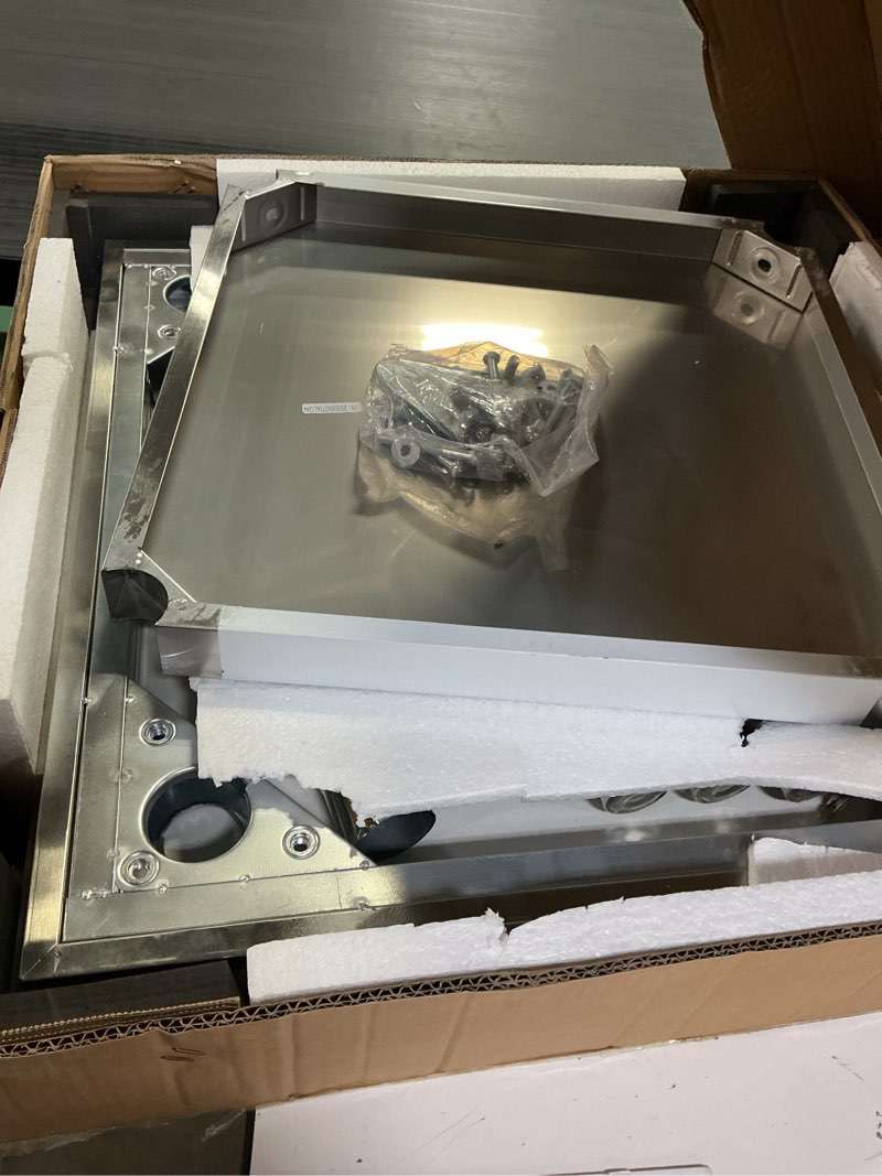 Condition photo showing Good Condition for GRIDMANN Stainless Steel Work Table 24 x 24 Inches, NSF Commercial Kitchen Prep Table with Under Shelf for Restaurant and Home 24 in Long x 24 in Deep