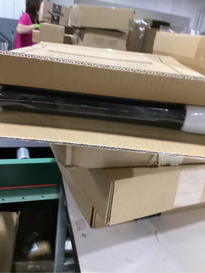 Condition photo showing New/Like New for graduationmall 14x20 double diploma frame, display 8.5x11 certificate with black over gold mat,tempered glass,black with silver beads black with silver beading double 8.5x11