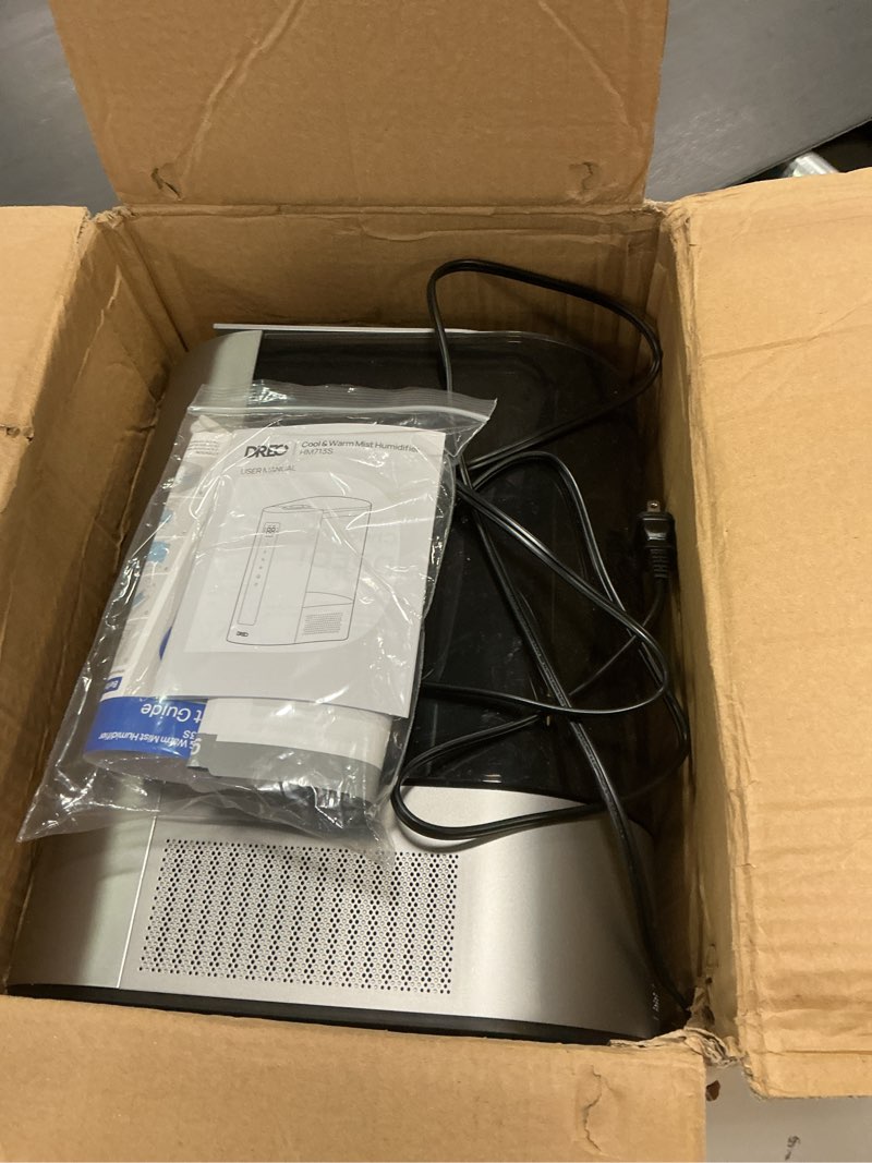 Condition photo showing As Is for Cool & Warm Mist Humidifier HM713SCool & Warm Mist Humidifier HM713S